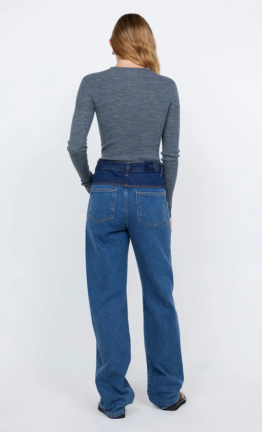 JONI LONG SLEEVE TOP - GREY sold by bec + bridge product image thumbnail 4