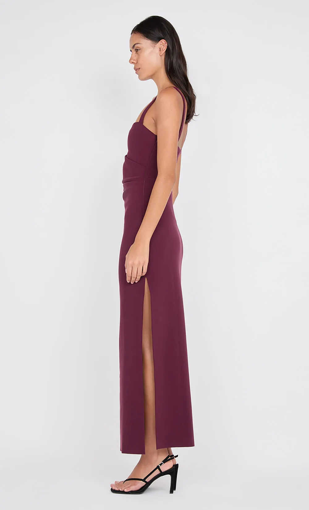 LEORA TUCK MAXI DRESS - PLUM sold by bec + bridge product image thumbnail 3