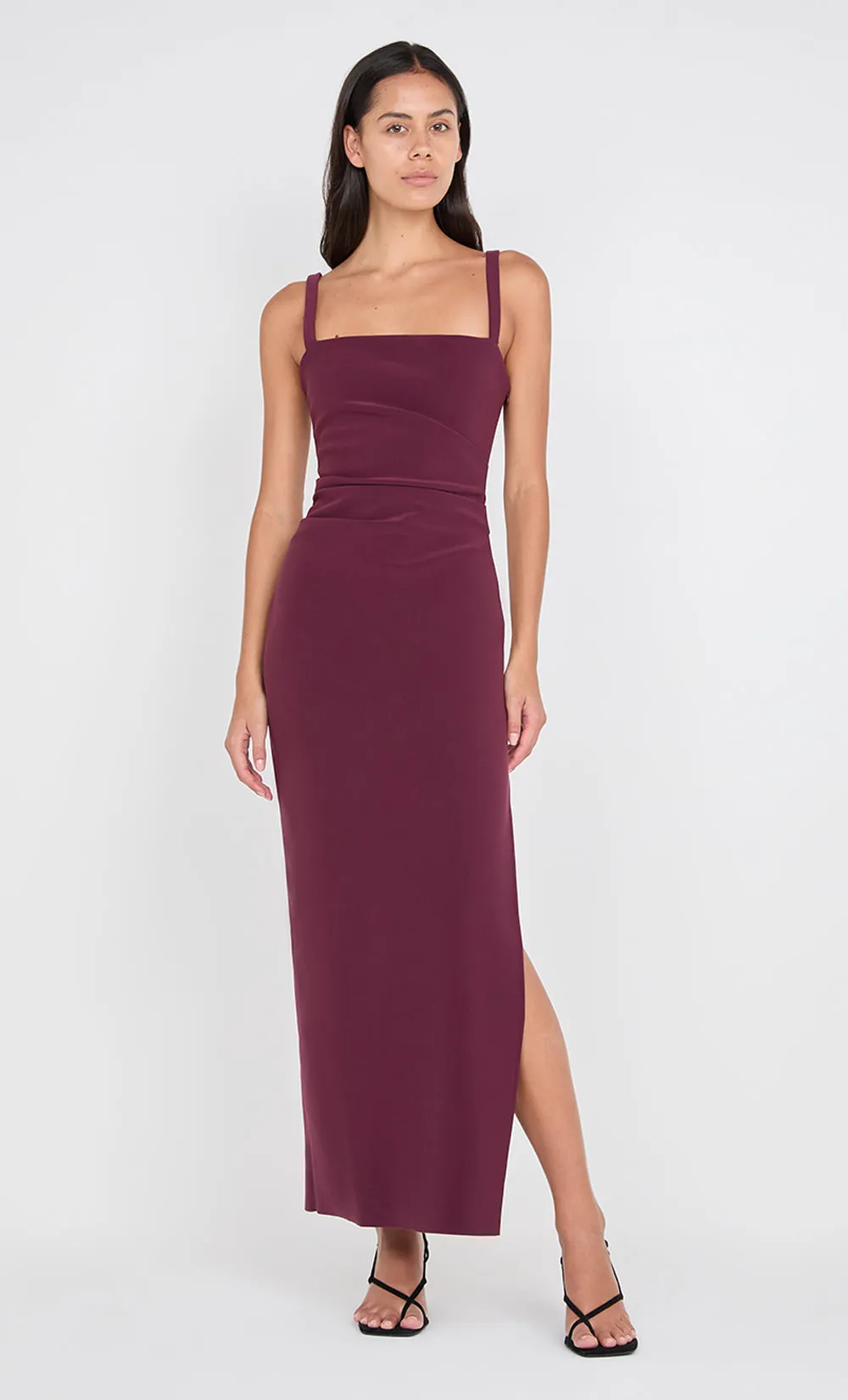 LEORA TUCK MAXI DRESS - PLUM sold by bec + bridge product image thumbnail 5