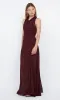 ROCHELLE HIGH NECK DRESS - PLUM sold by bec + bridge