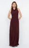 ROCHELLE HIGH NECK DRESS - PLUM sold by bec + bridge