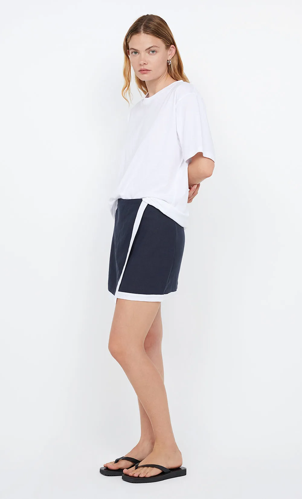 ELYCE MINI SKIRT - INK/WHITE sold by bec + bridge product image thumbnail 5