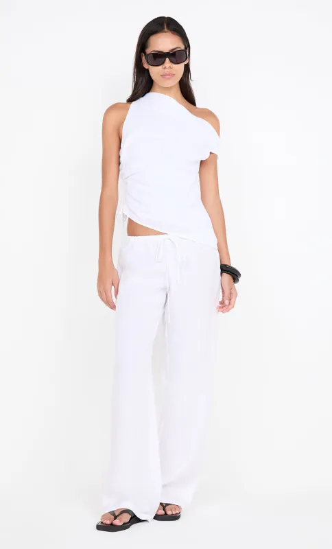 ELYCE ASYM TOP - WHITE sold by bec + bridge
