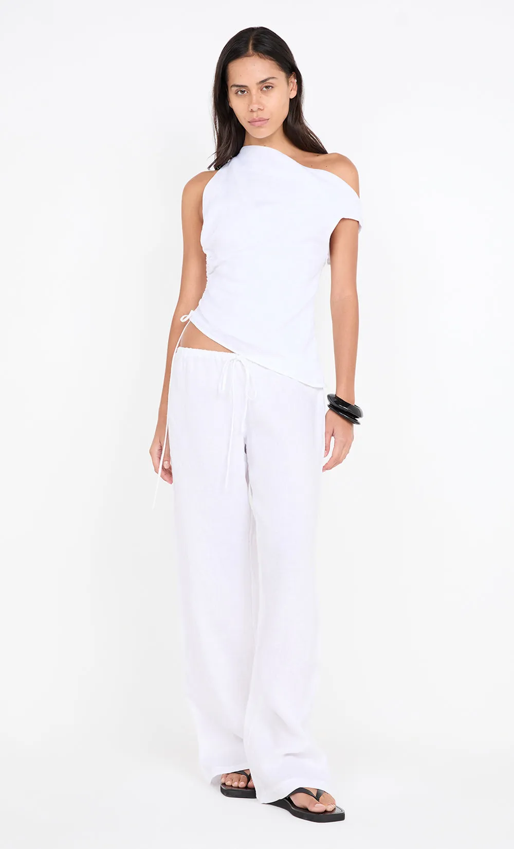 ELYCE PANT - WHITE sold by bec + bridge