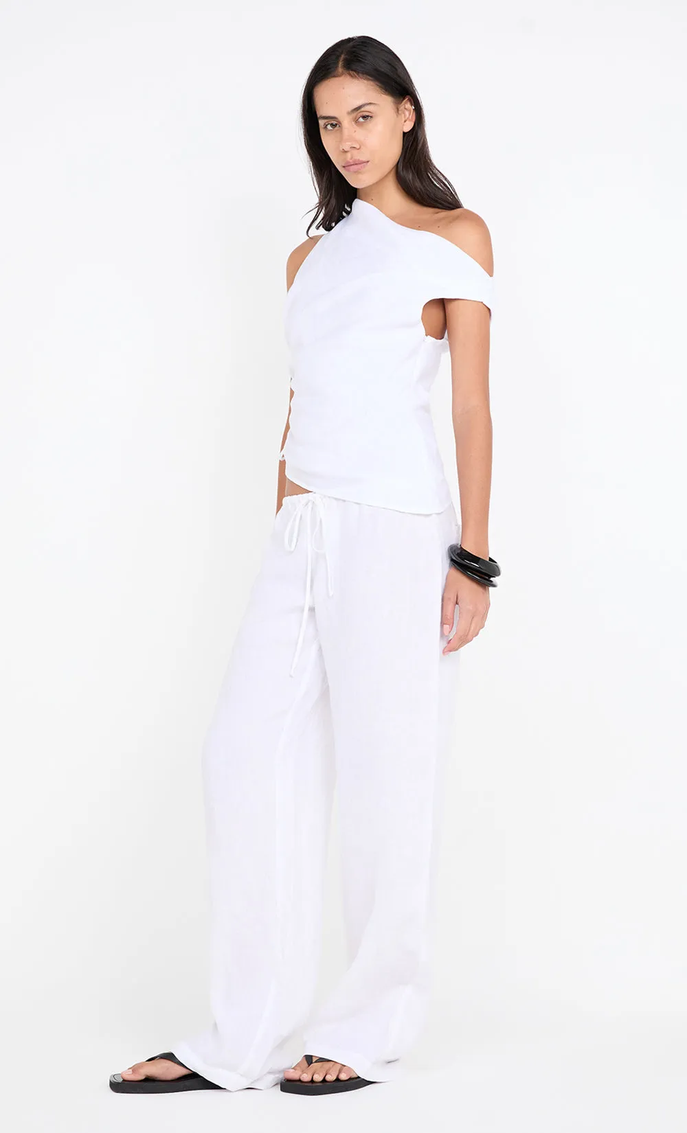 ELYCE PANT - WHITE sold by bec + bridge product image thumbnail 2