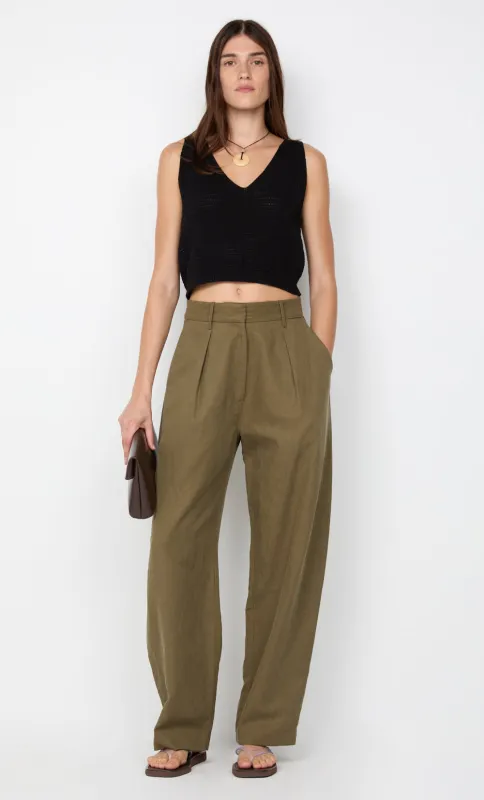 LEONA POCKET PANT - OLIVE sold by bec + bridge
