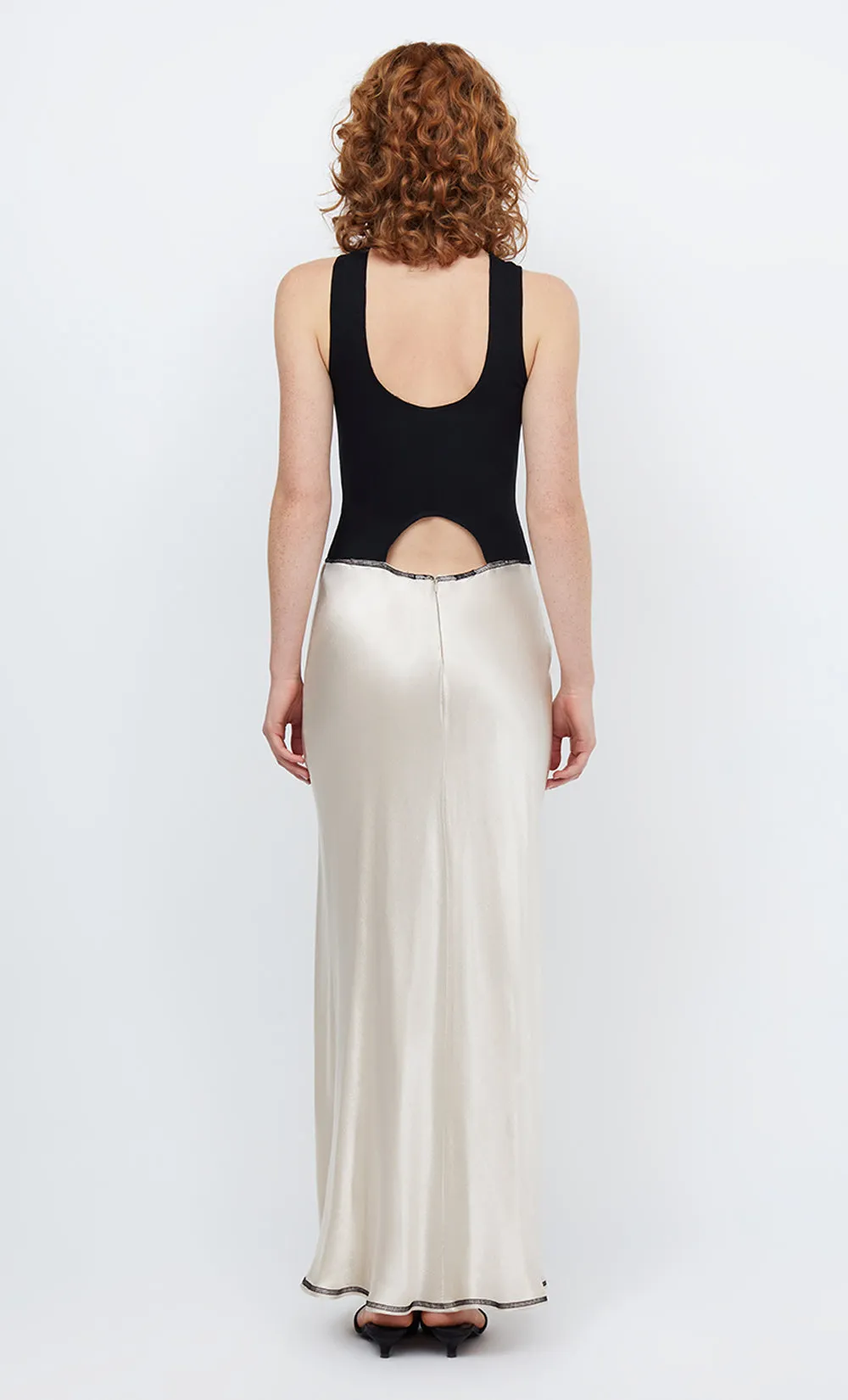 EMA MAXI DRESS - SAND/BLACK sold by bec + bridge product image thumbnail 2