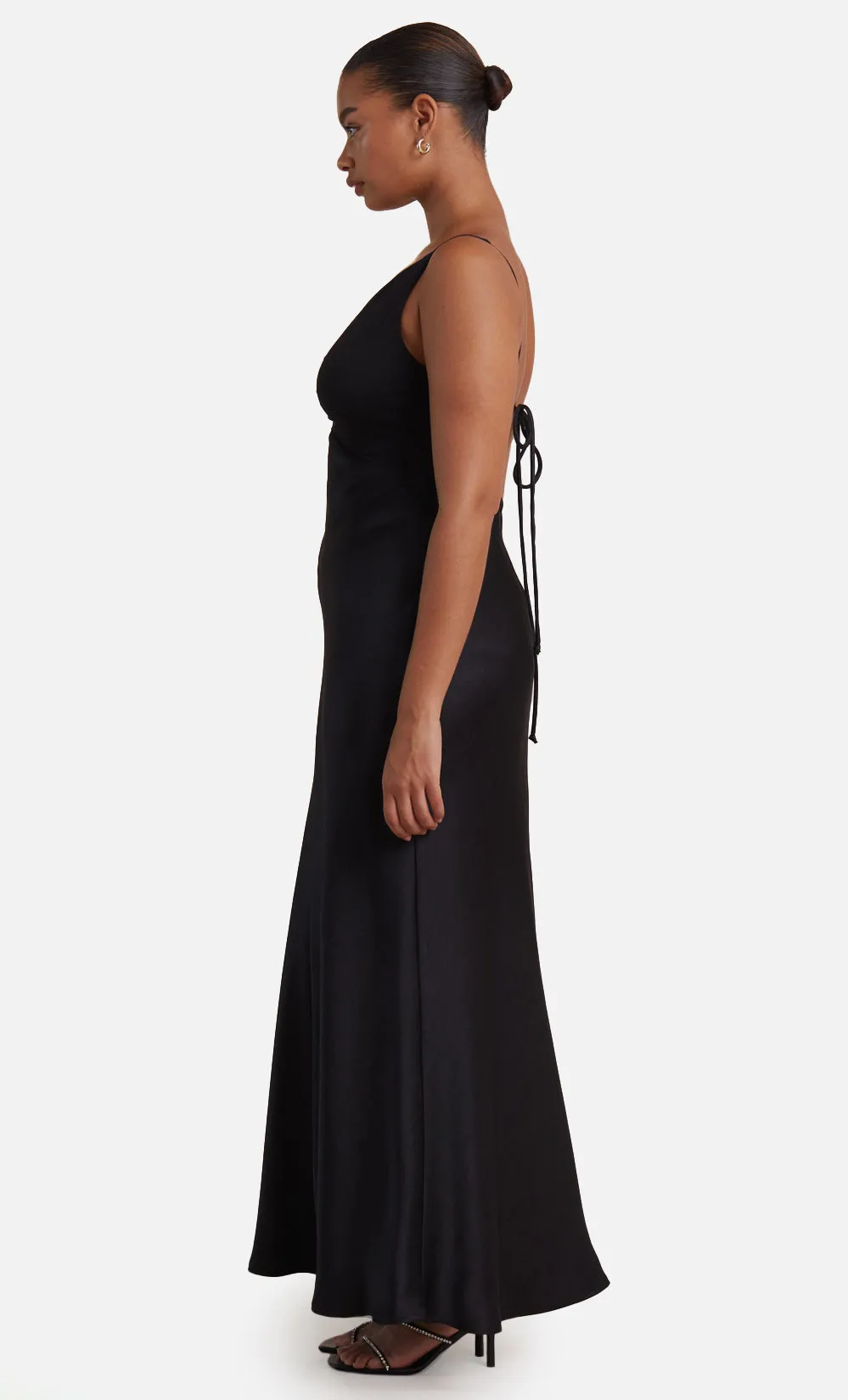 JULIETA V MAXI DRESS - BLACK sold by bec + bridge product image thumbnail 4