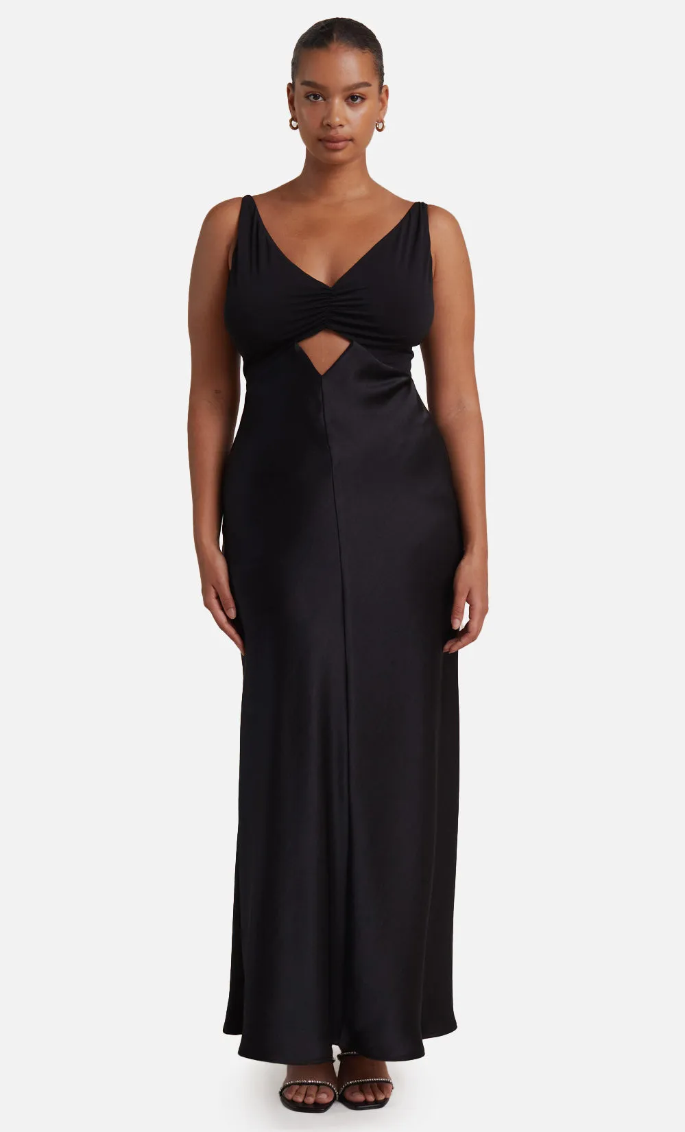 JULIETA V MAXI DRESS - BLACK sold by bec + bridge