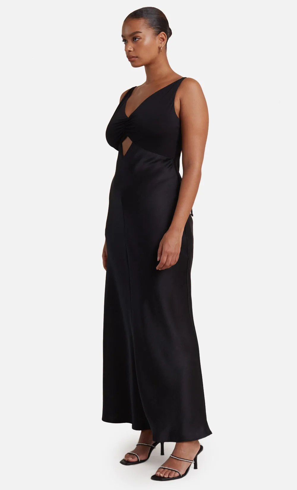 JULIETA V MAXI DRESS - BLACK sold by bec + bridge product image thumbnail 3