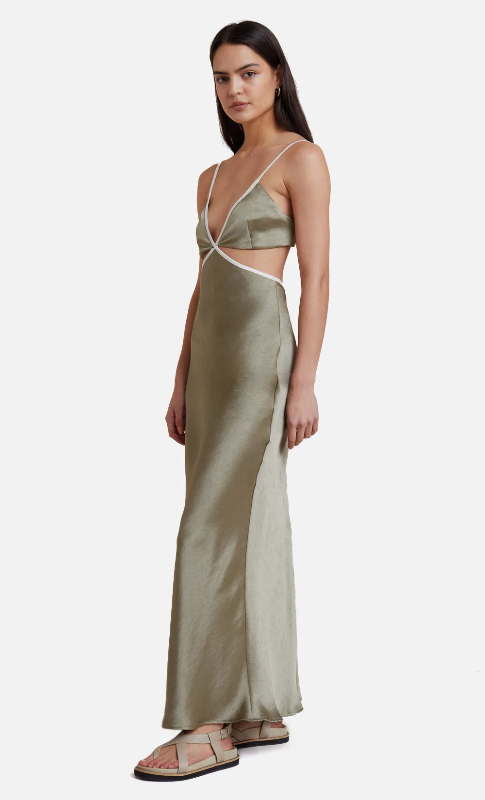VERONIQUE MAXI DRESS - SAGE sold by bec + bridge product image thumbnail 3