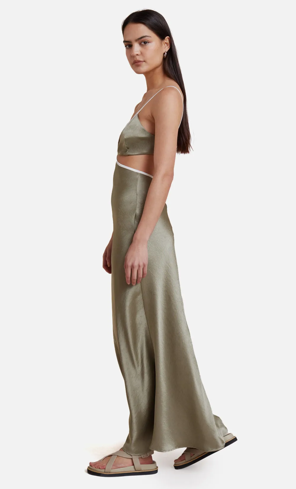 VERONIQUE MAXI DRESS - SAGE sold by bec + bridge product image thumbnail 4