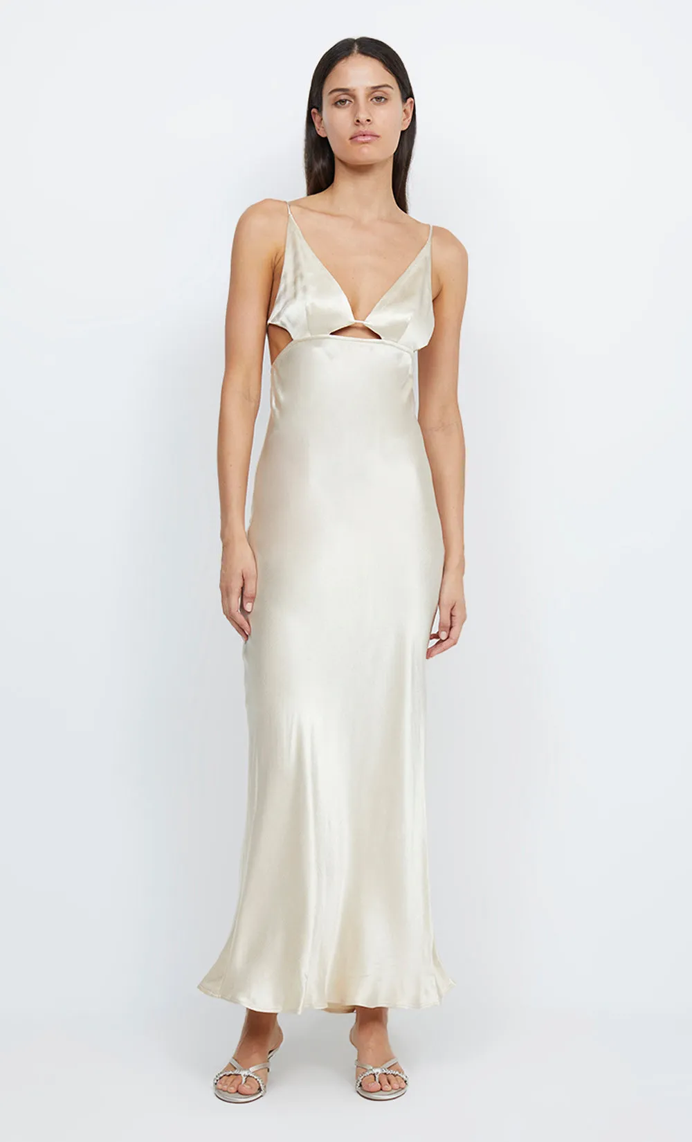INDI STRAPPY MAXI DRESS - VANILLA CREAM sold by bec + bridge product image thumbnail 2