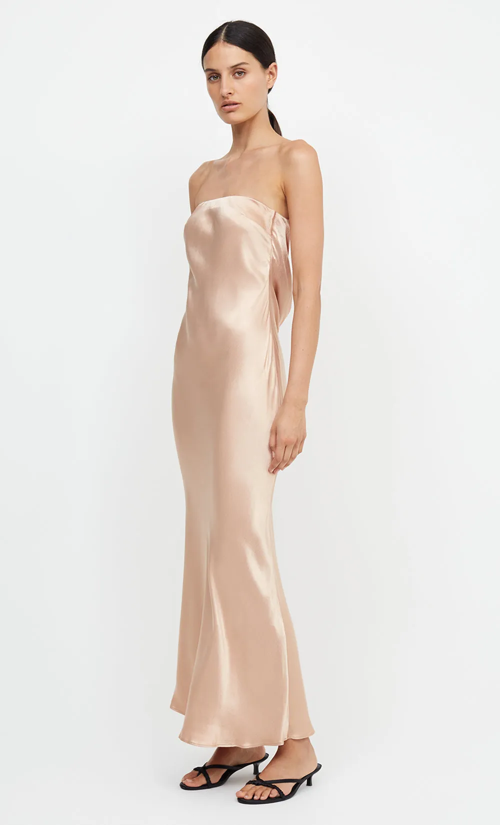MOONDANCE STRAPLESS DRESS - ROSE GOLD sold by bec + bridge product image thumbnail 3