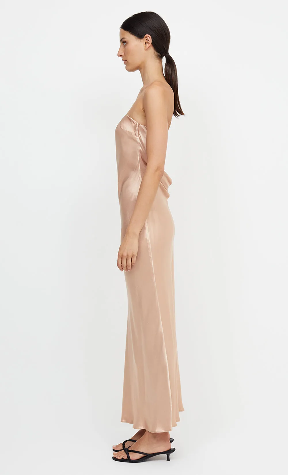 MOONDANCE STRAPLESS DRESS - ROSE GOLD sold by bec + bridge product image thumbnail 4