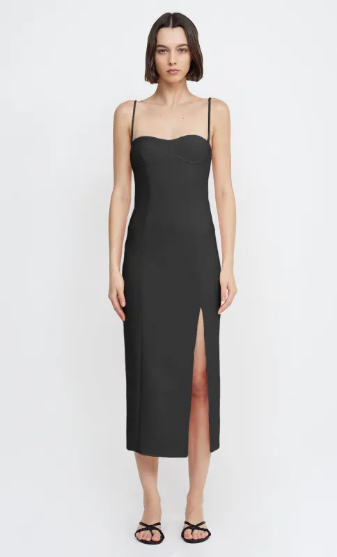 MARISOL MIDI DRESS - BLACK sold by bec + bridge