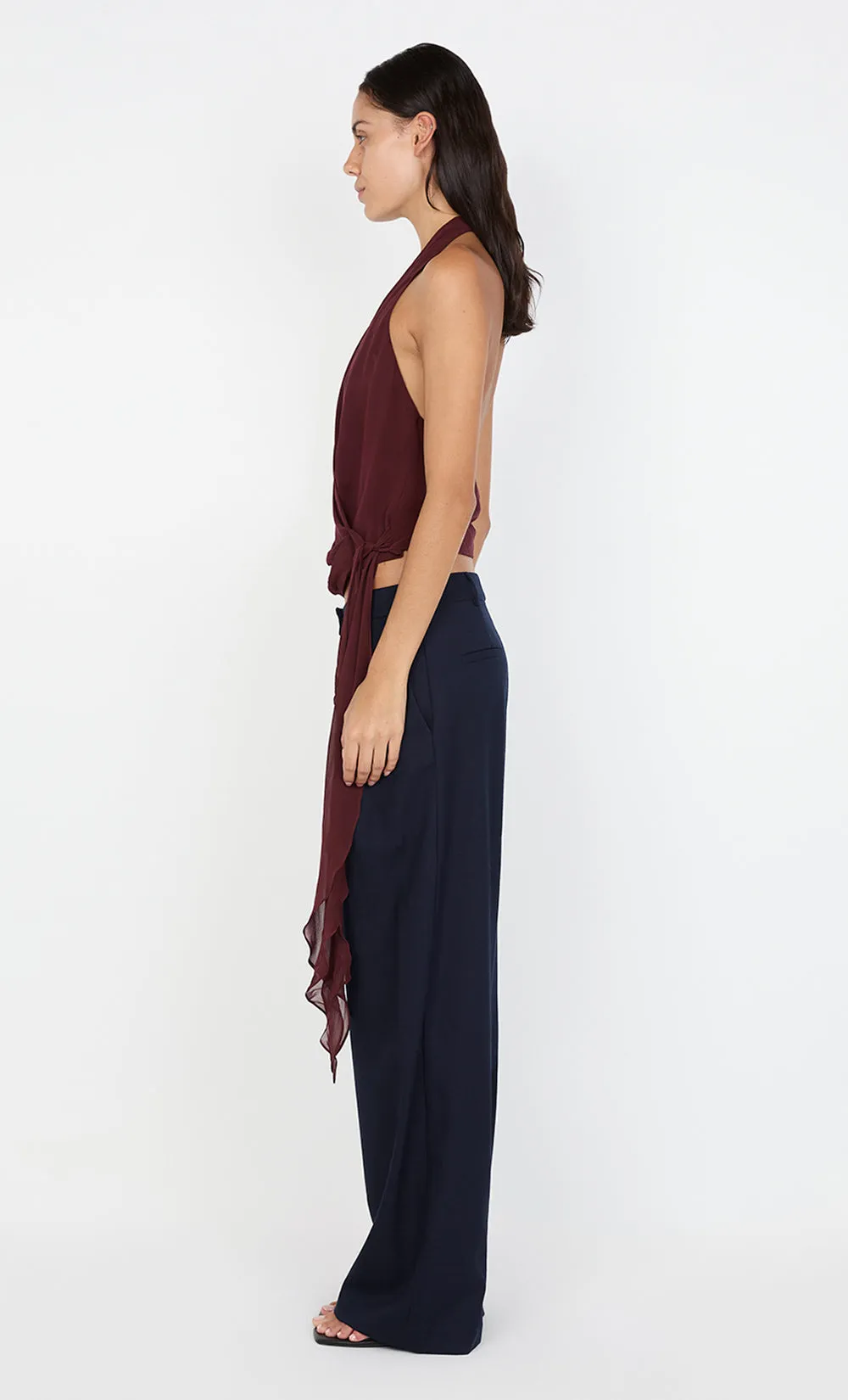 CELYSE HALTER TOP - PLUM sold by bec + bridge product image thumbnail 4