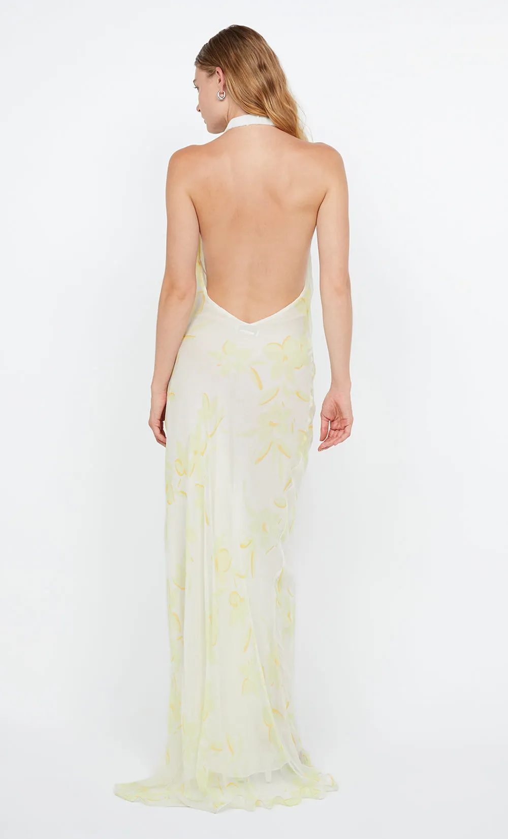 COLMAR WRAP MAXI DRESS - LEMON FLORAL sold by bec + bridge product image thumbnail 2