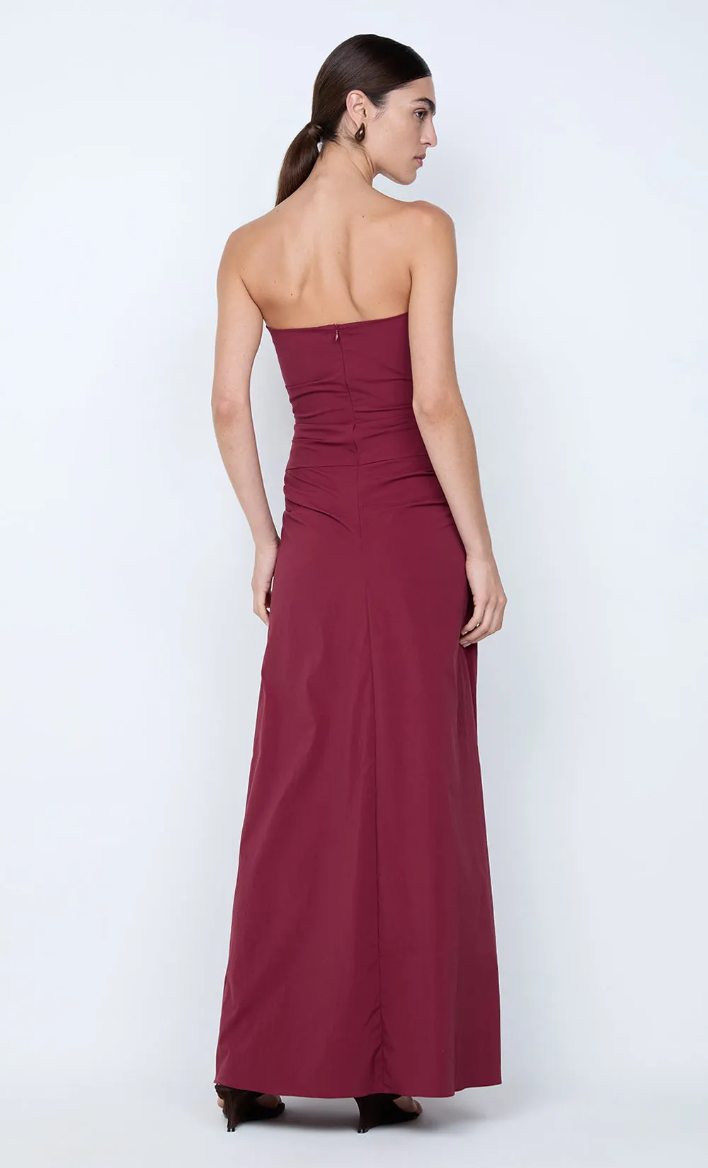 ANGELINA STRAPLESS MAXI DRESS - PLUM sold by bec + bridge product image thumbnail 4