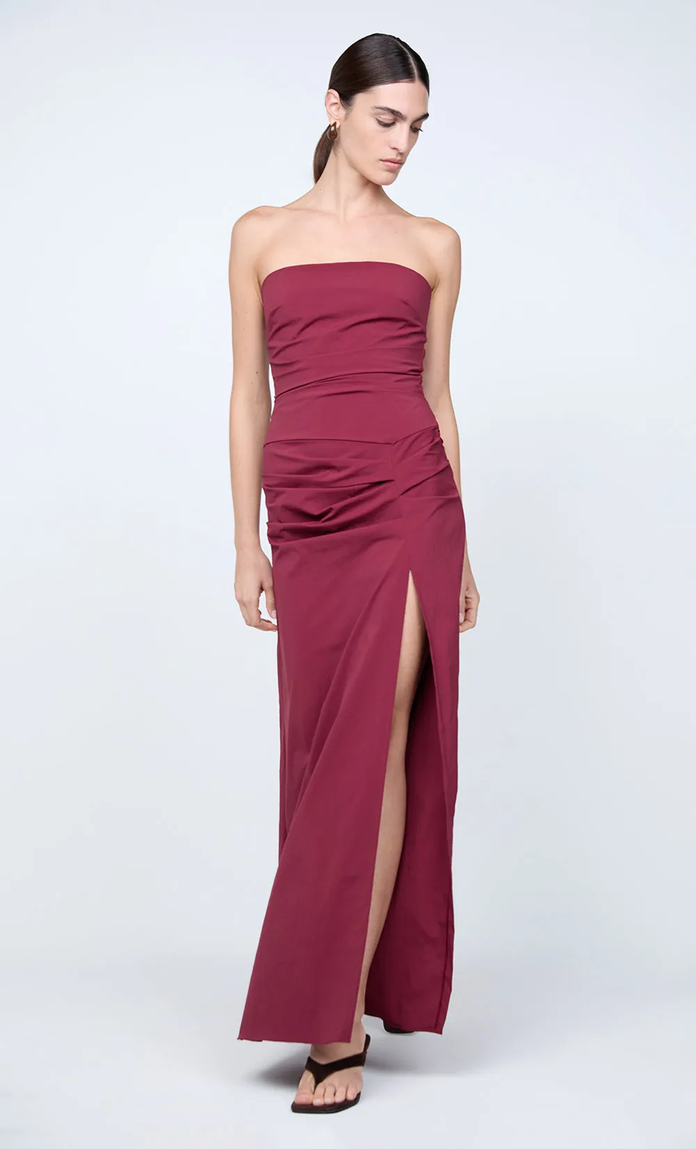 ANGELINA STRAPLESS MAXI DRESS - PLUM sold by bec + bridge product image thumbnail 5