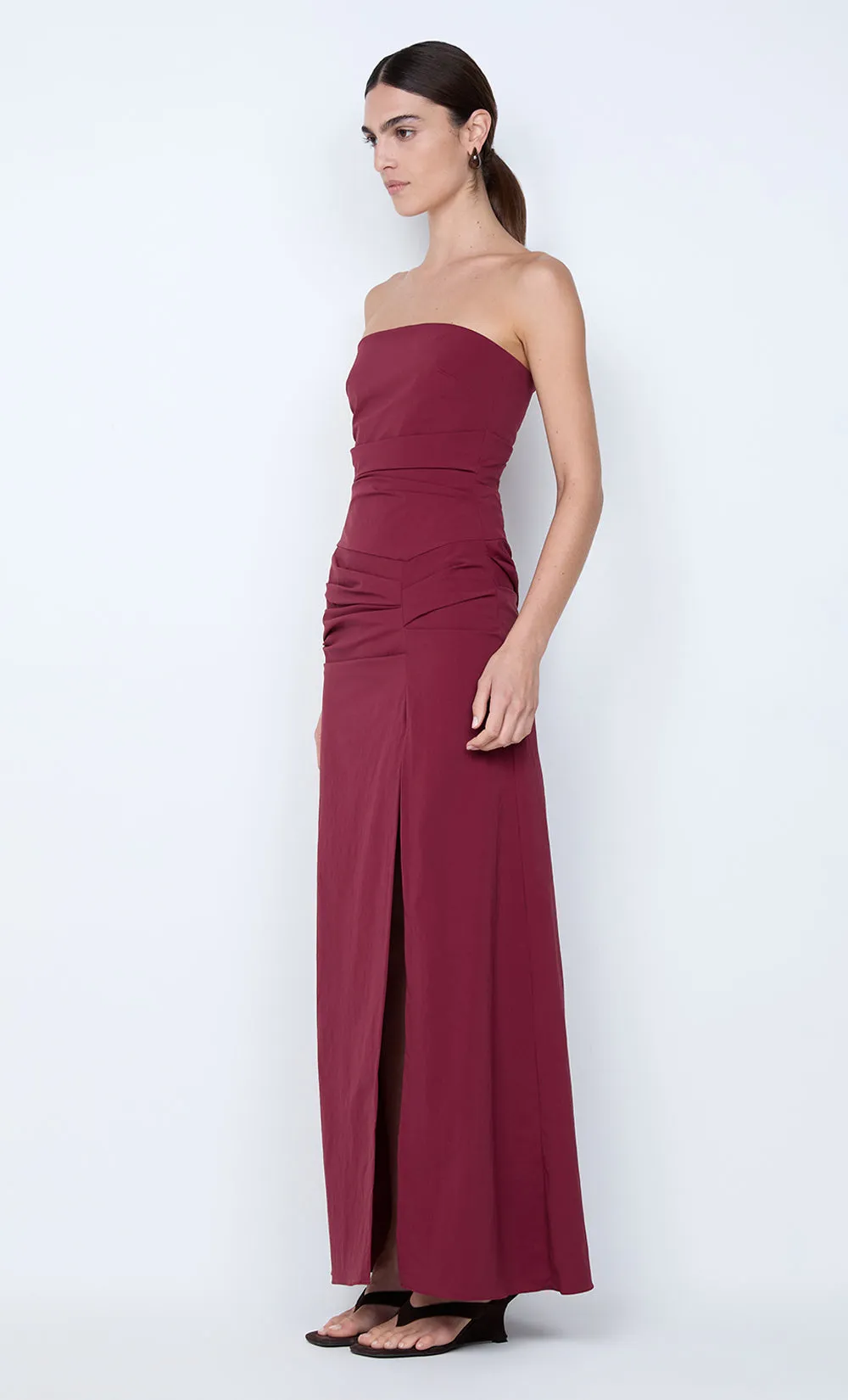 ANGELINA STRAPLESS MAXI DRESS - PLUM sold by bec + bridge product image thumbnail 3