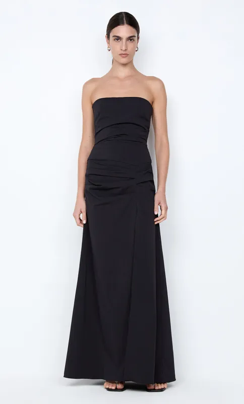 ANGELINA STRAPLESS MAXI DRESS - BLACK sold by bec + bridge