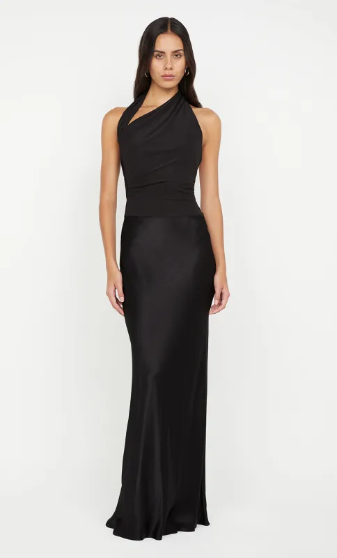 IDA HALTER MAXI DRESS - BLACK sold by bec + bridge