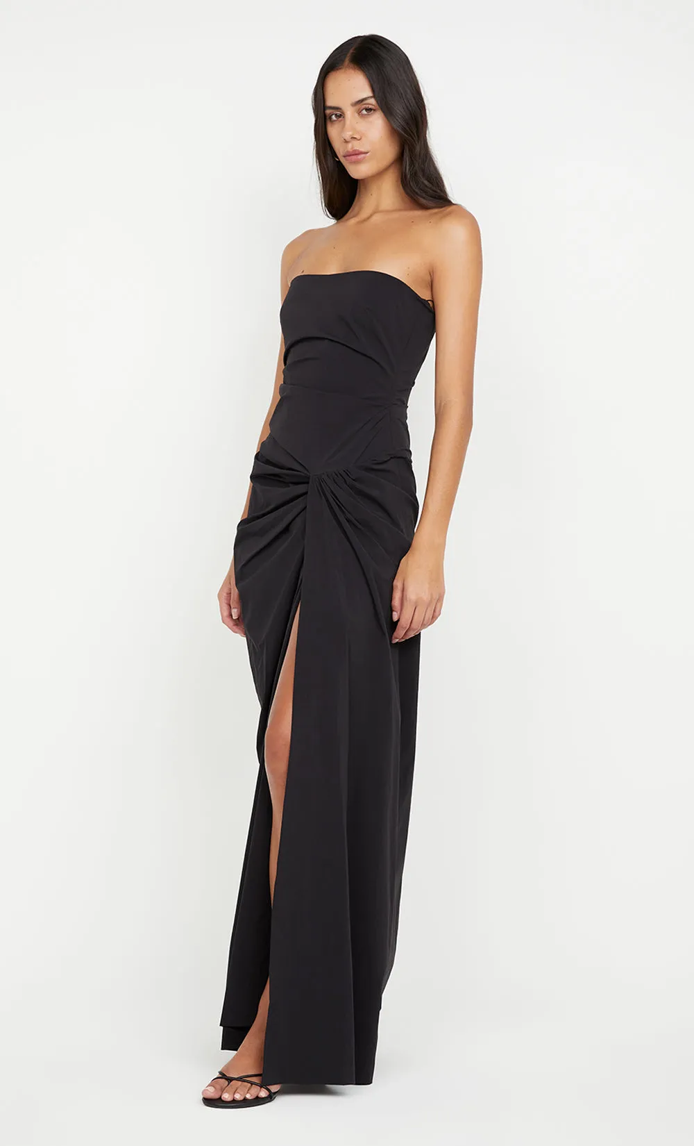 DOMENIC STRAPLESS DRESS - BLACK sold by bec + bridge product image thumbnail 2