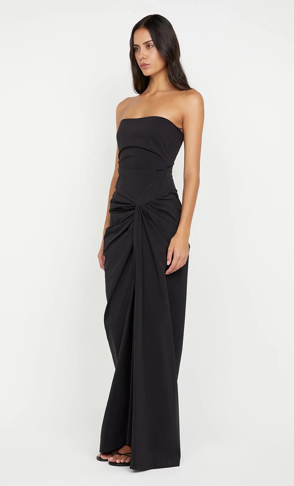 DOMENIC STRAPLESS DRESS - BLACK sold by bec + bridge product image thumbnail 5