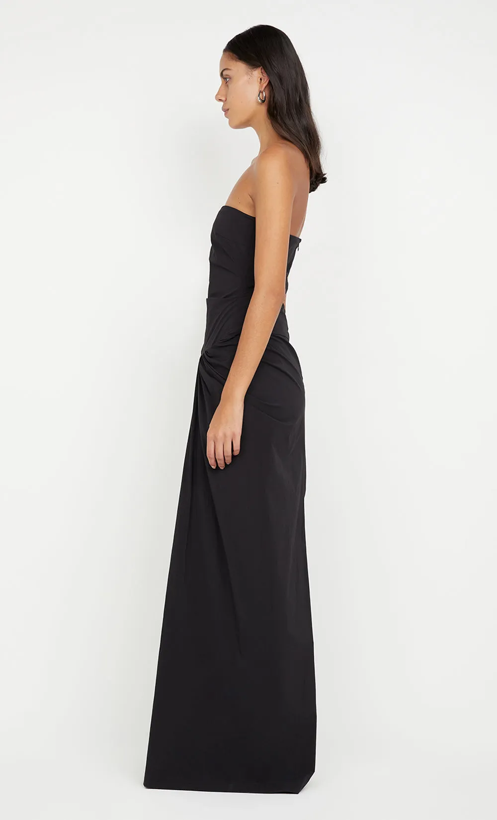 DOMENIC STRAPLESS DRESS - BLACK sold by bec + bridge product image thumbnail 4