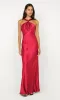 ELISIA TWIST MAXI DRESS - STRAWBERRY sold by bec + bridge