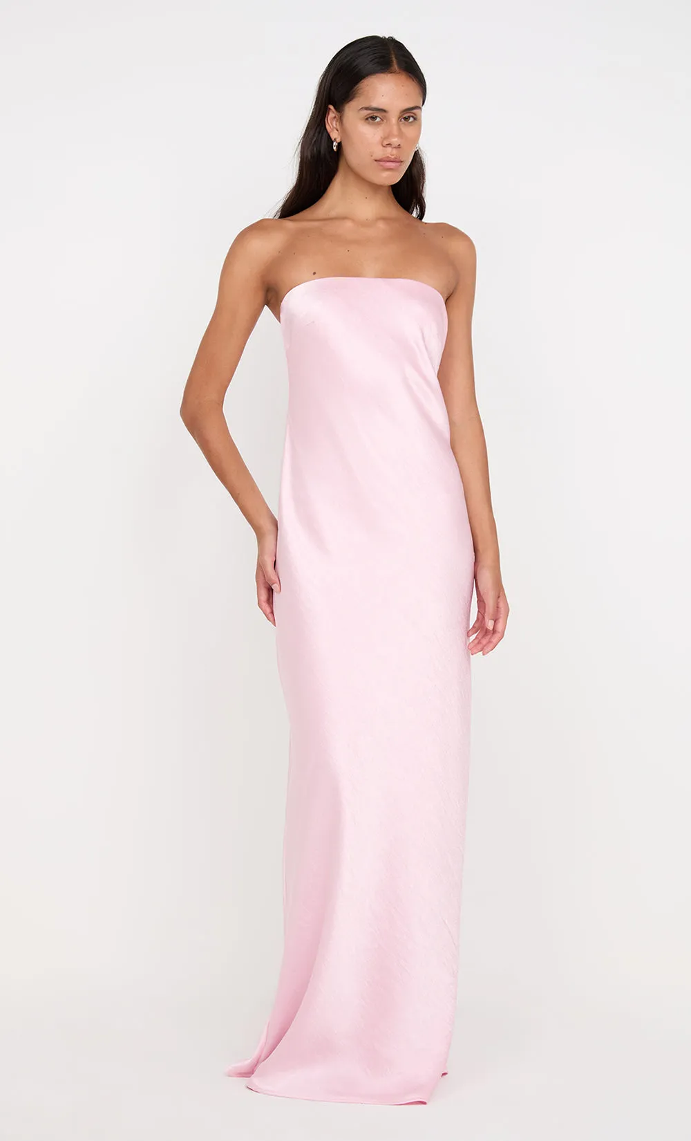 AUSTEN STRAPLESS MAXI DRESS - POWDER PINK sold by bec + bridge product image thumbnail 2