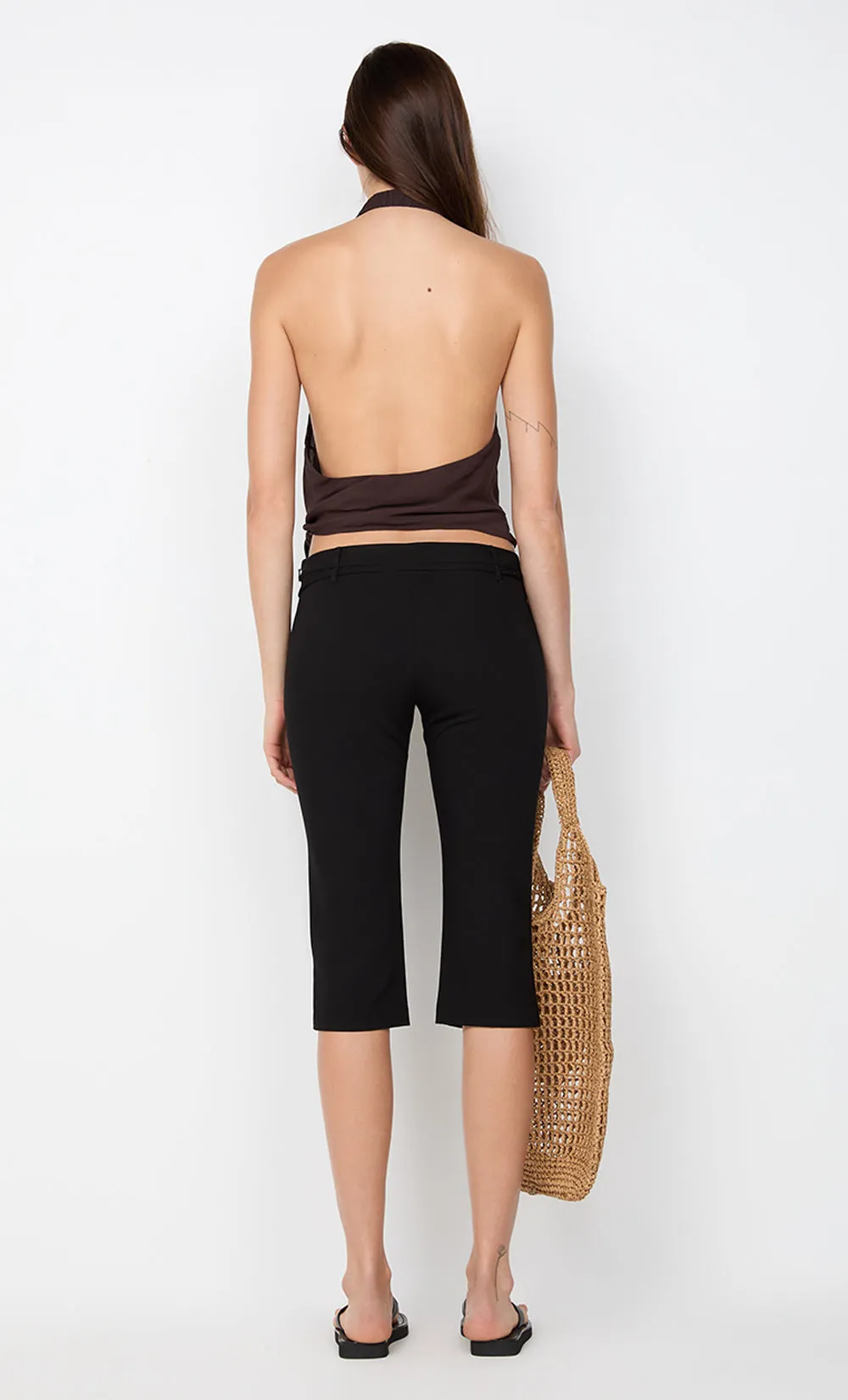 CELYSE HALTER TOP - DARK CHOCOLATE sold by bec + bridge product image thumbnail 4