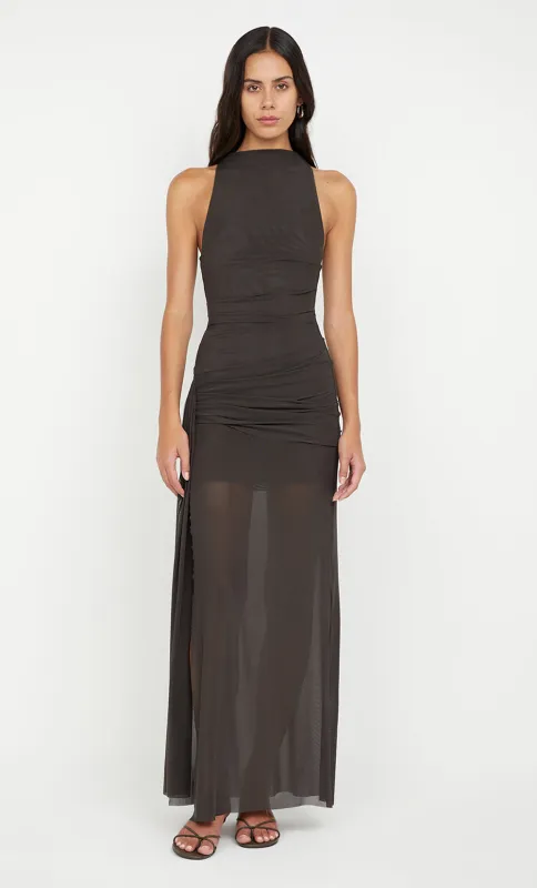 BLAINE DRAPE MAXI DRESS - CEDAR sold by bec + bridge