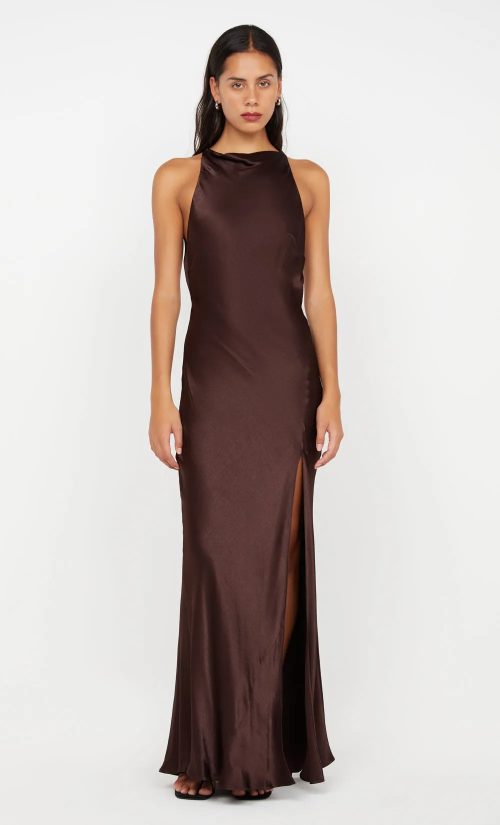 SOL MAXI DRESS - DARK CHOCOLATE sold by bec + bridge product image thumbnail 5