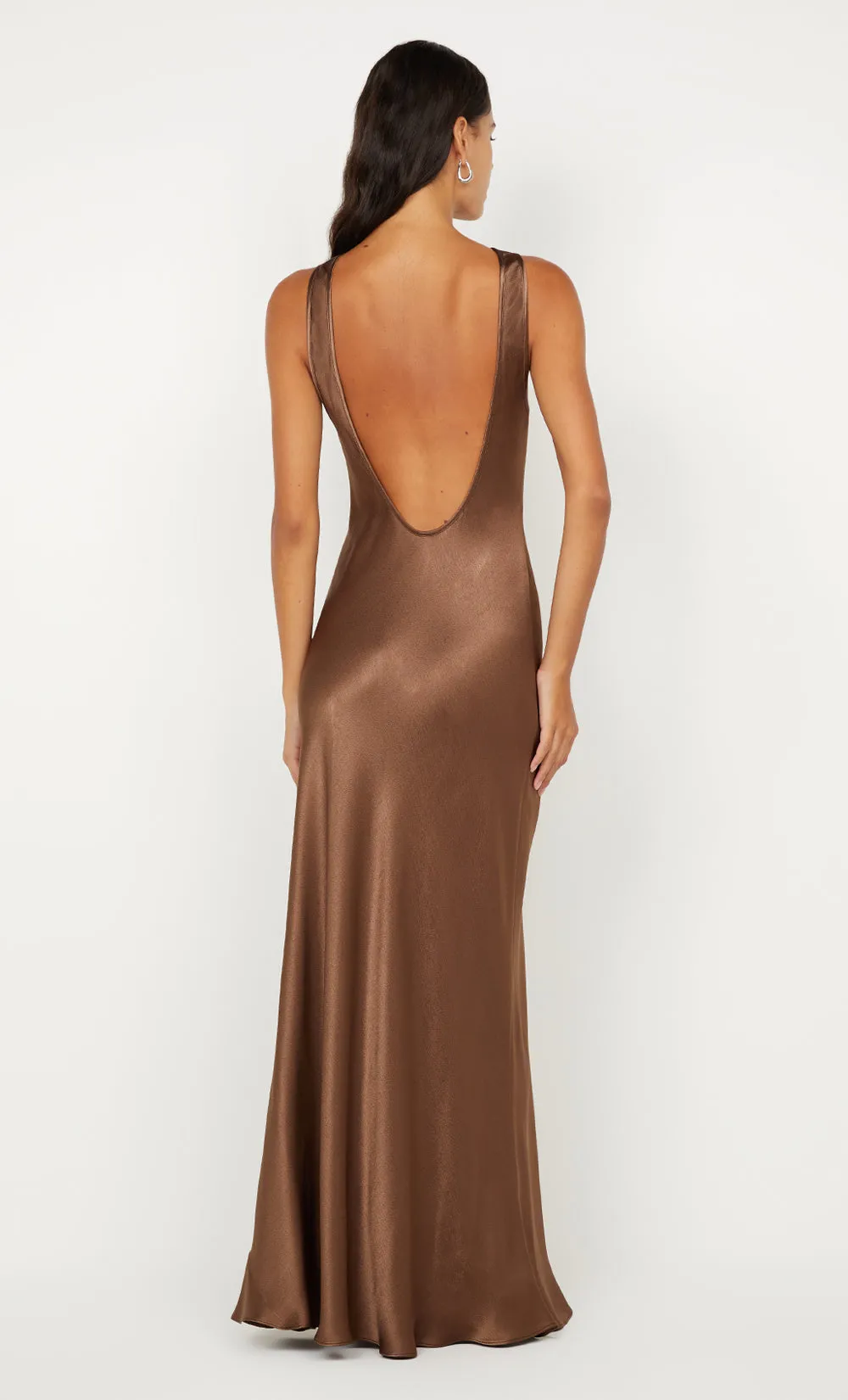 ELISIA TWIST MAXI DRESS - MILK CHOCOLATE sold by bec + bridge product image thumbnail 2