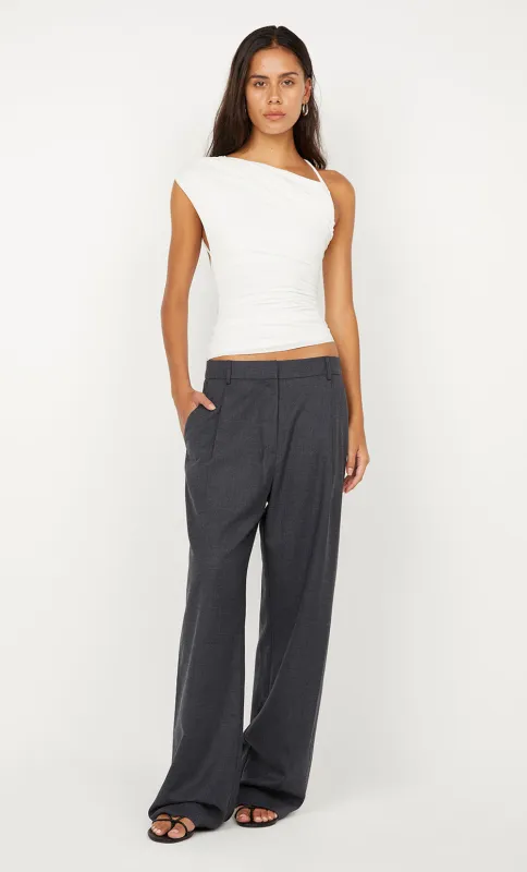 BREE ASYM TOP - WHITE sold by bec + bridge