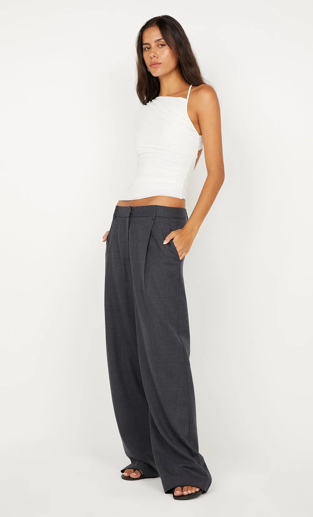 BREE ASYM TOP - WHITE sold by bec + bridge product image thumbnail 5