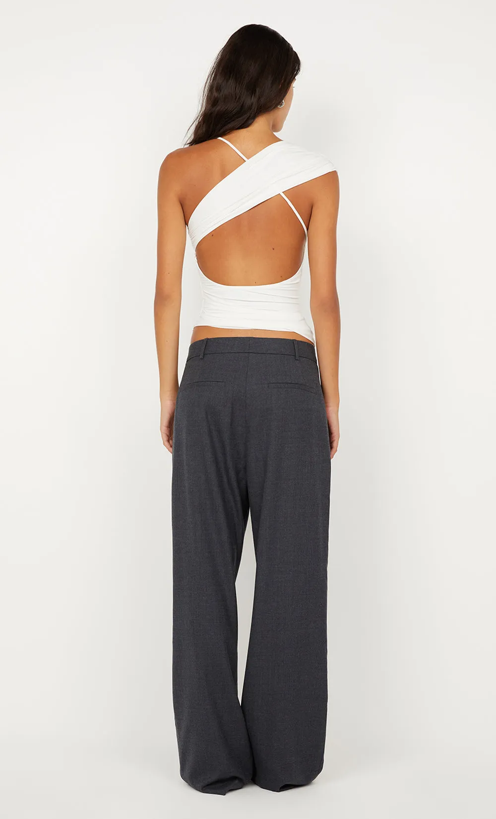 BREE ASYM TOP - WHITE sold by bec + bridge product image thumbnail 2