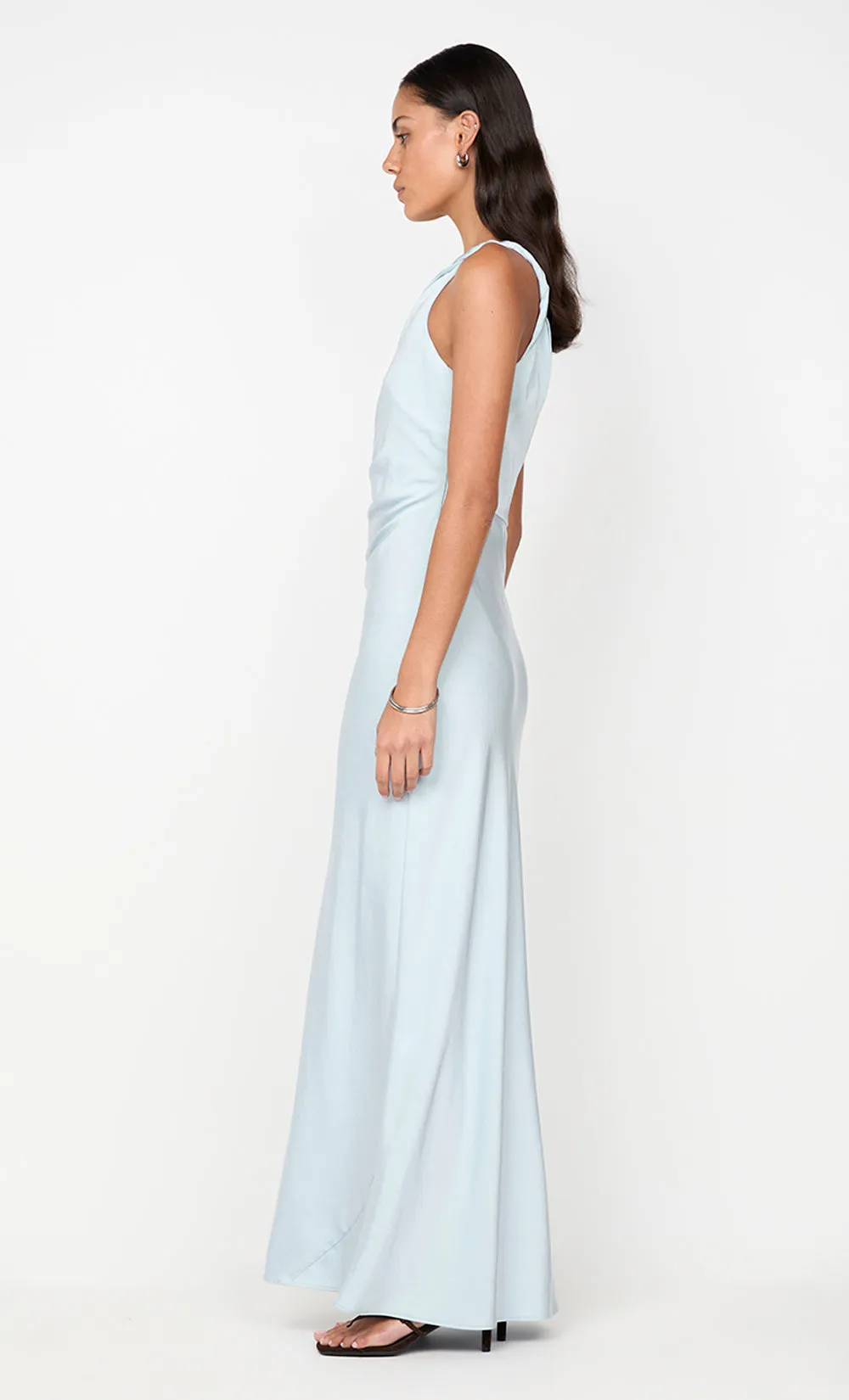 LUNETTA ASYM DRESS - ARCTIC BLUE sold by bec + bridge product image thumbnail 3