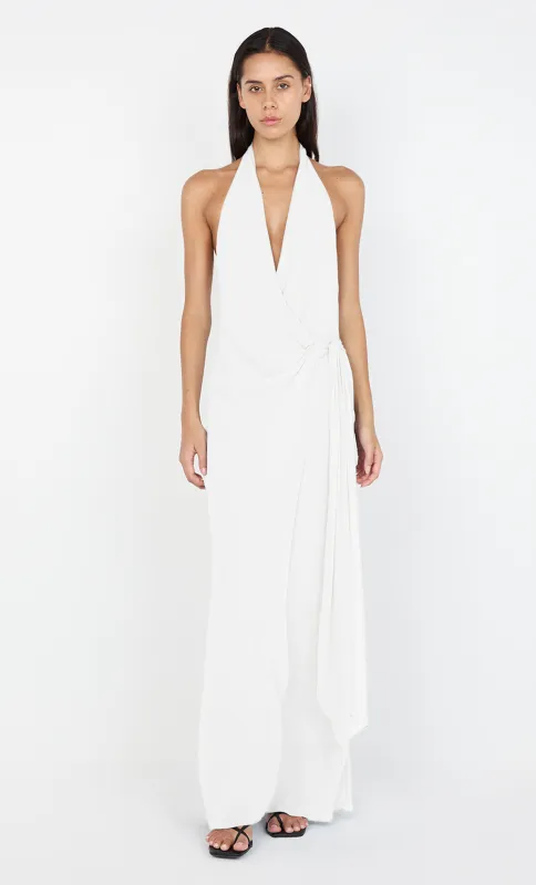 SONEVA WRAP DRESS - IVORY sold by bec + bridge