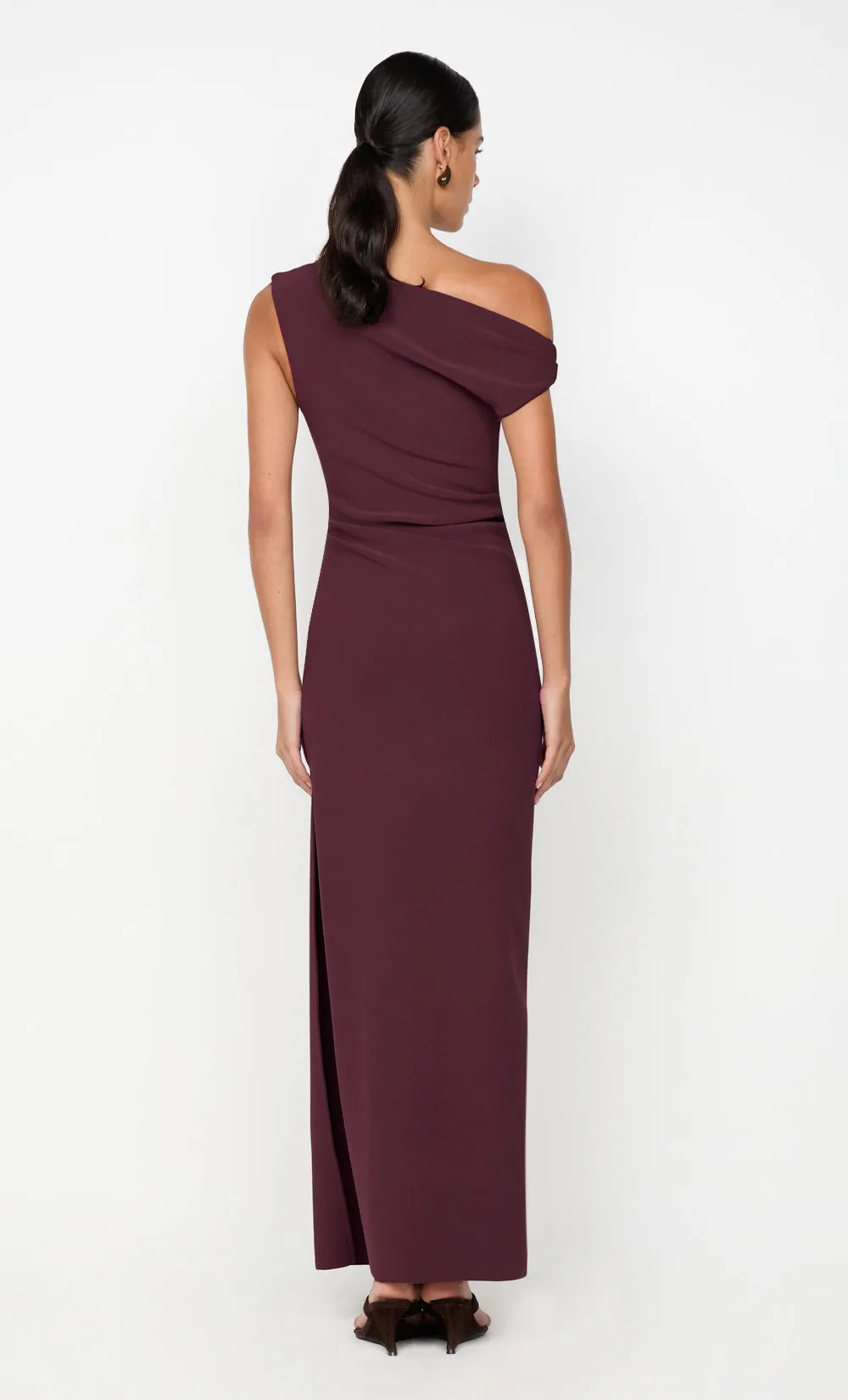 LEORA ASYM MAXI DRESS - PLUM sold by bec + bridge product image thumbnail 5