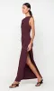 LEORA ASYM MAXI DRESS - PLUM sold by bec + bridge