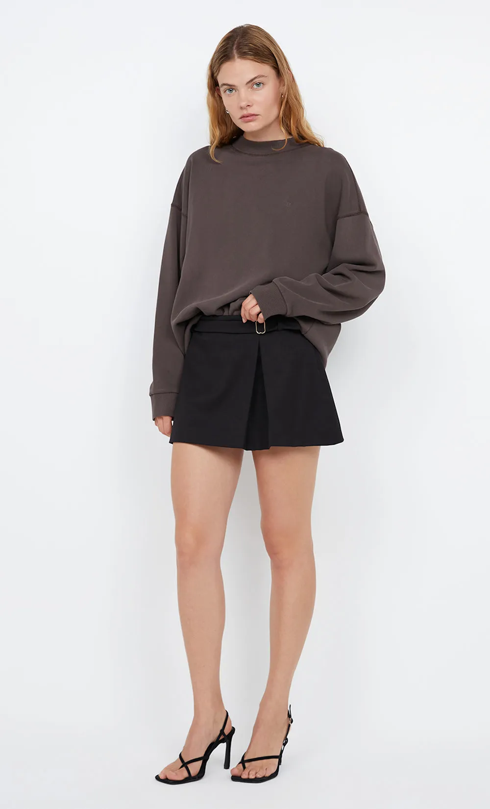 CARLSON MINI SKIRT - BLACK sold by bec + bridge product image thumbnail 3