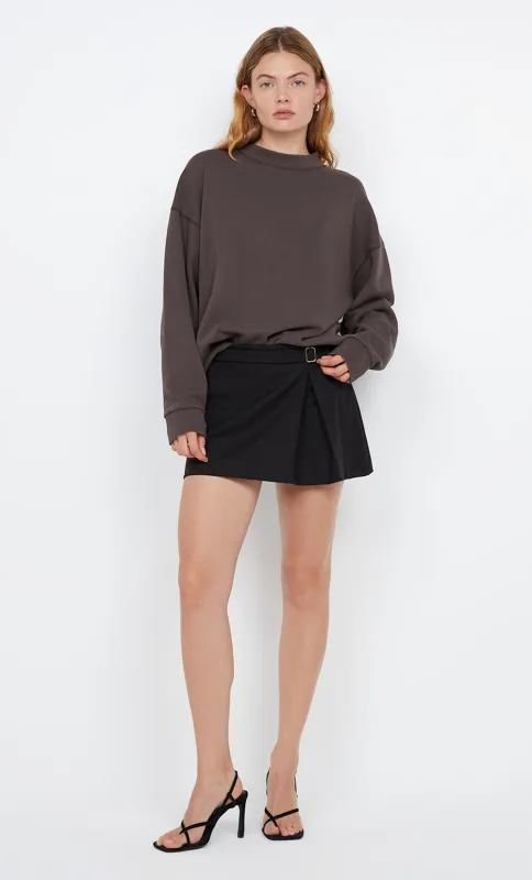 CARLSON MINI SKIRT - BLACK sold by bec + bridge