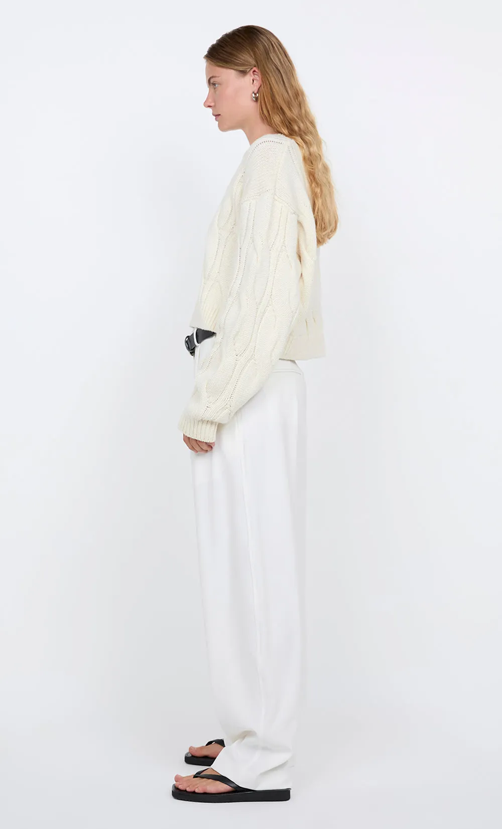 JACI PANT - WHITE sold by bec + bridge product image thumbnail 4