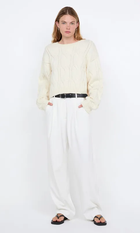 JACI PANT - WHITE sold by bec + bridge
