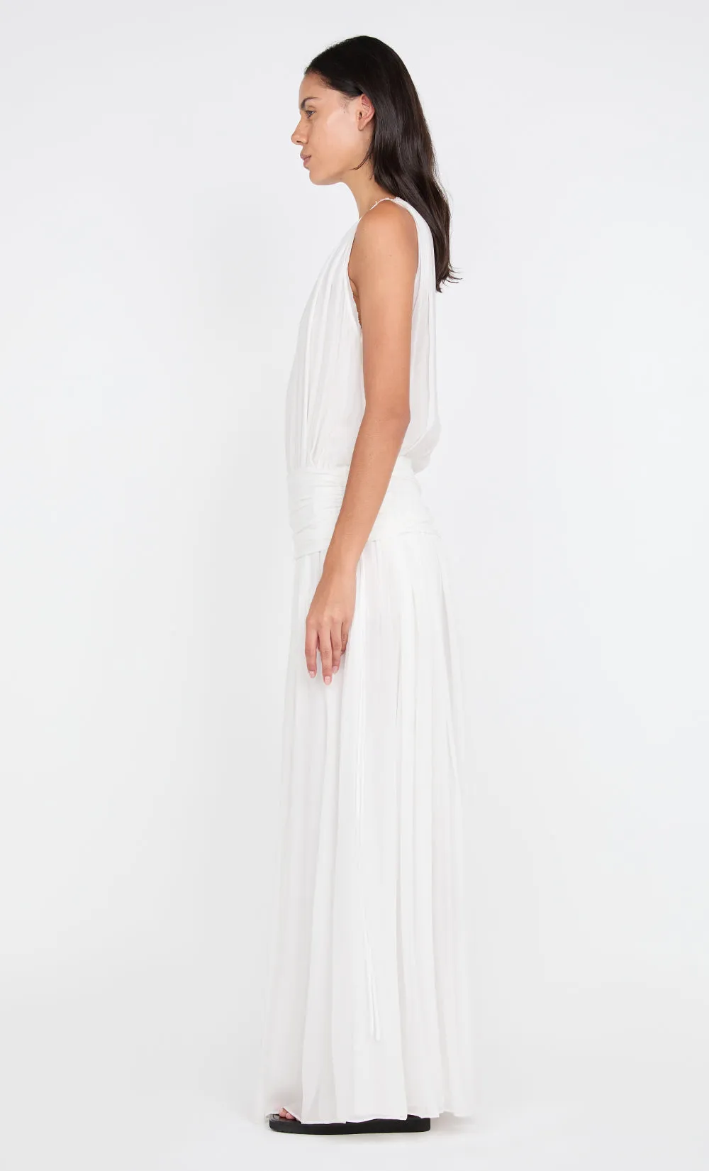 RHONE DROP WAIST DRESS - IVORY sold by bec + bridge product image thumbnail 3