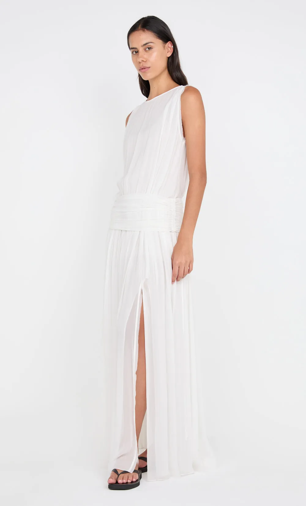 RHONE DROP WAIST DRESS - IVORY sold by bec + bridge product image thumbnail 2