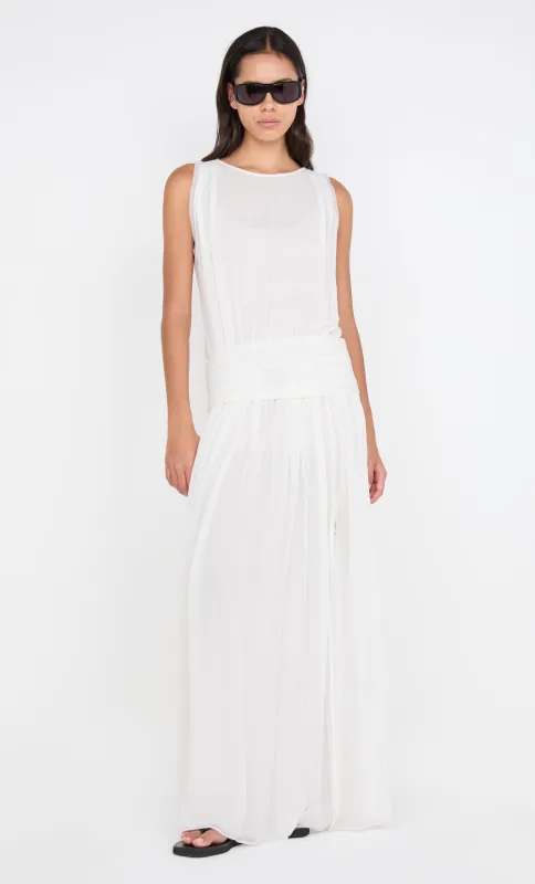 RHONE DROP WAIST DRESS - IVORY sold by bec + bridge